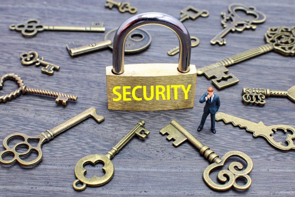 複数の物理セキュリティキー 